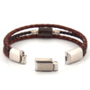 Lederarmband Nagelfluh