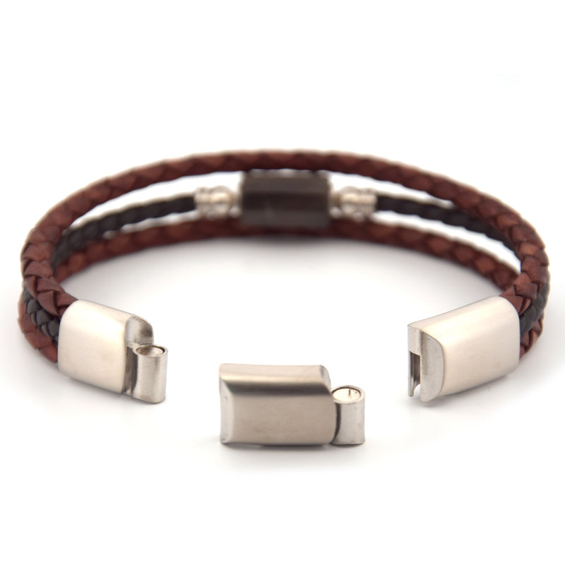 Lederarmband Nagelfluh