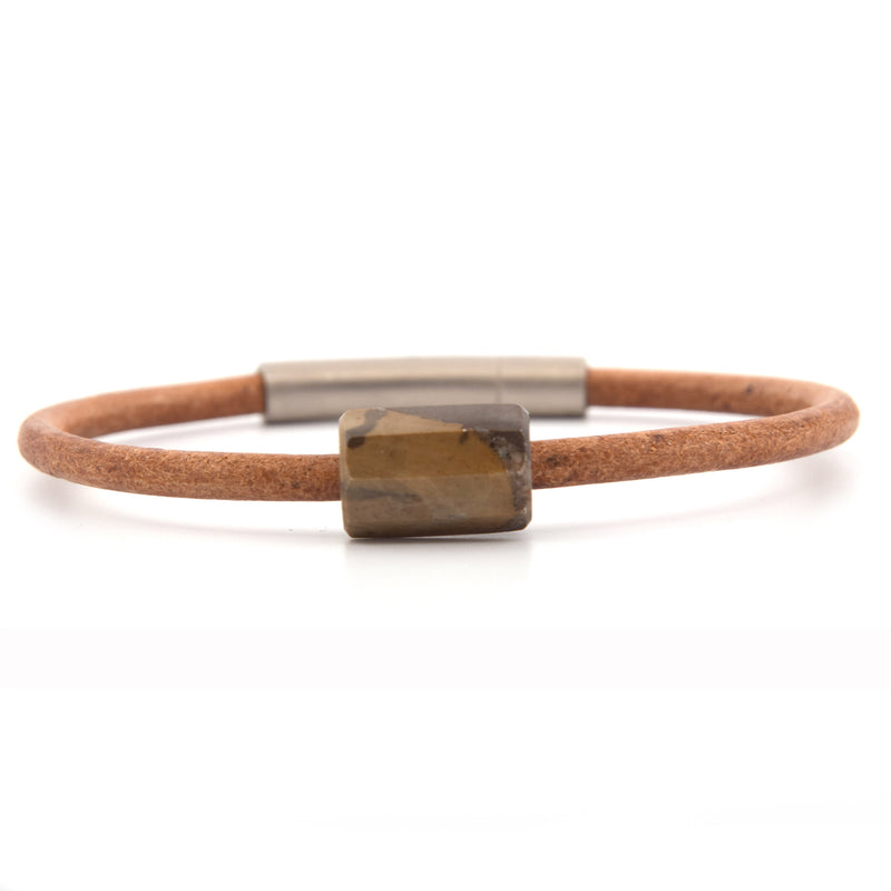 Lederarmband Nagelfluh