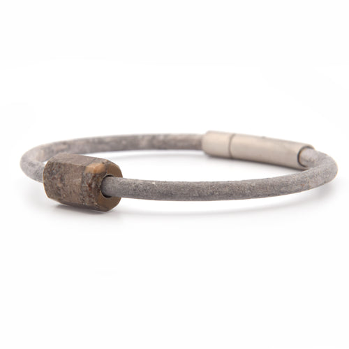 Lederarmband Nagelfluh