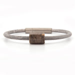 Lederarmband Nagelfluh