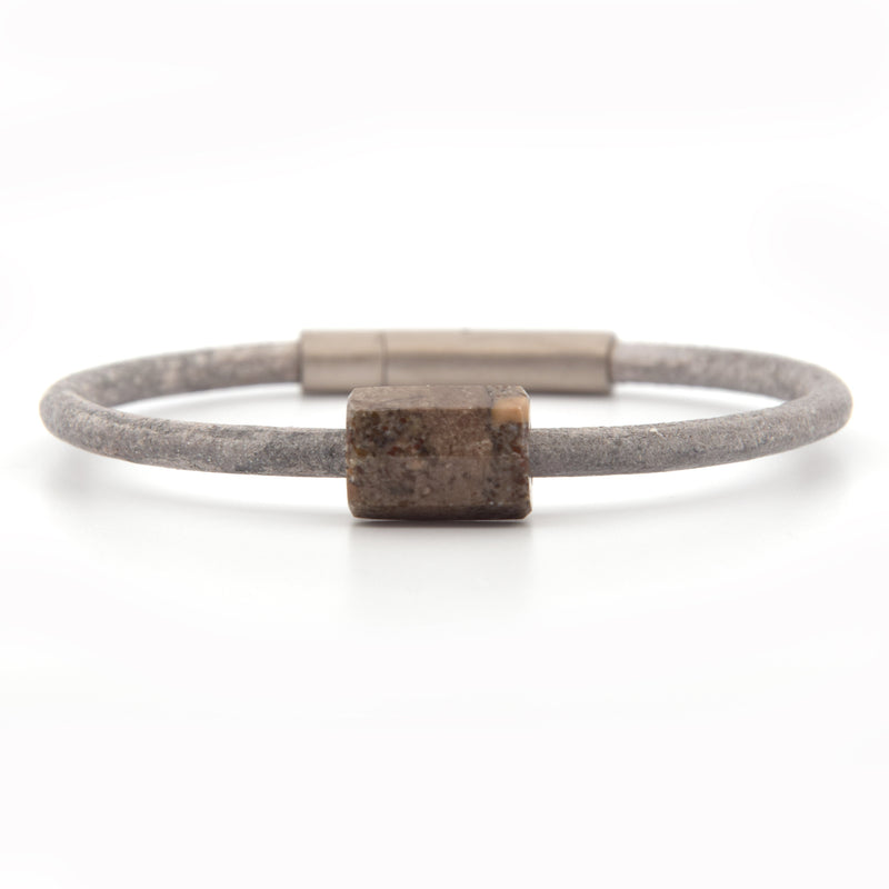 Lederarmband Nagelfluh