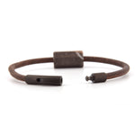 Lederarmband Nagelfluh
