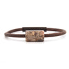 Lederarmband Nagelfluh