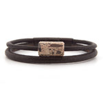 Lederarmband Nagelfluh