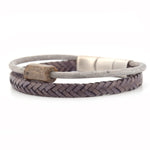 Lederarmband Nagelfluh