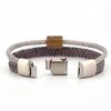 Lederarmband Nagelfluh