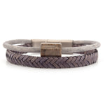 Lederarmband Nagelfluh