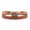 Lederarmband Nagelfluh