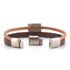 Lederarmband Nagelfluh