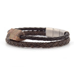 Lederarmband Nagelfluh