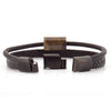 Lederarmband Nagelfluh