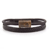 Lederarmband Nagelfluh