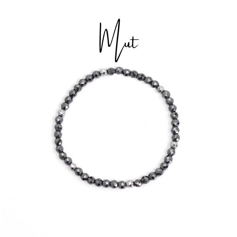 Gummiarmband Good vibes - Mut