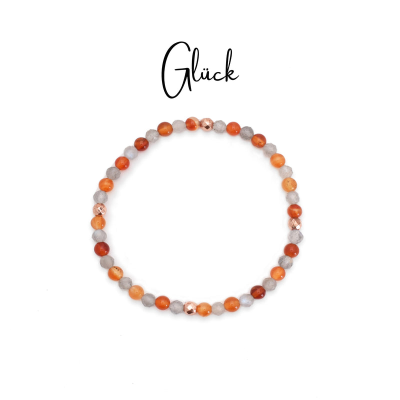 Gummiarmband Good vibes - Glück neu