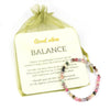 Gummiarmband  Good vibes - Balance