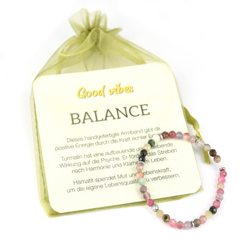 Gummiarmband  Good vibes - Balance