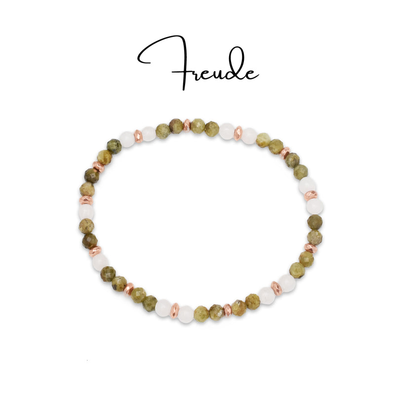 Gummiarmband Good vibes - Freude neu