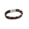 Lederarmband Fashion Beads - Golden Sun