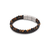 Lederarmband Fashion Beads - Golden Sun