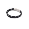 Lederarmband Fashion Beads - Black Star