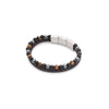 Lederarmband Fashion Beads - Fashion Brown