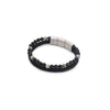 Lederarmband Fashion Beads - Dark Moon