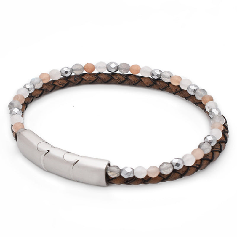 Lederarmband Kraft