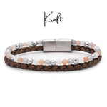 Lederarmband Kraft