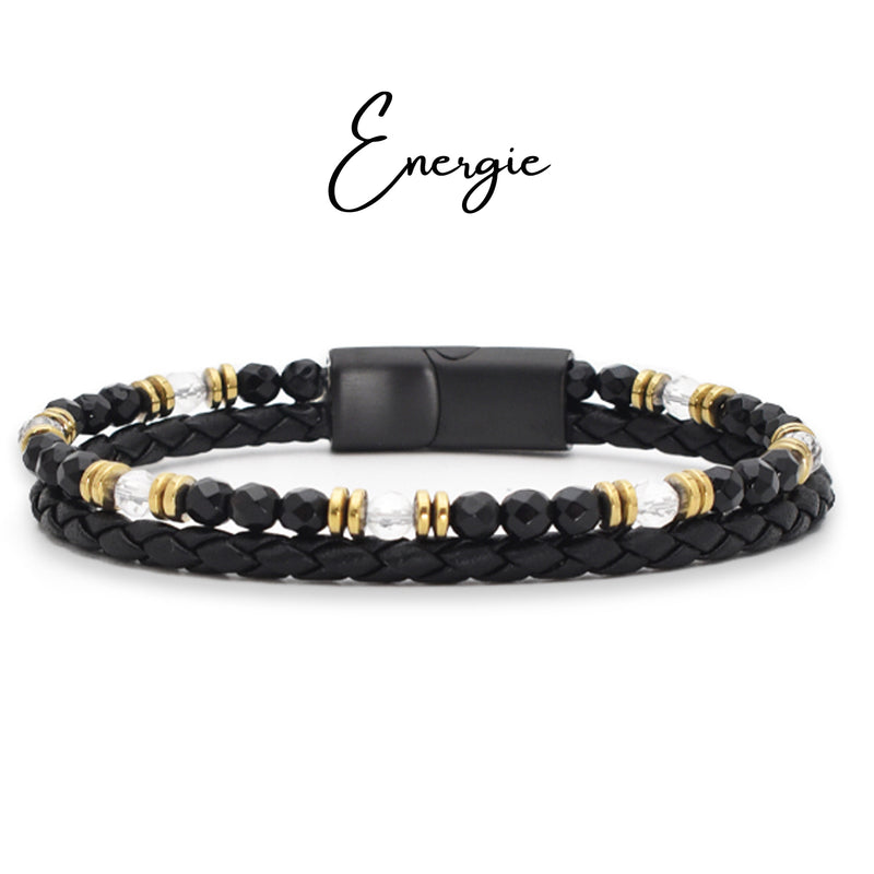 Lederarmband Energie
