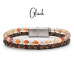 Lederarmband Glück neu