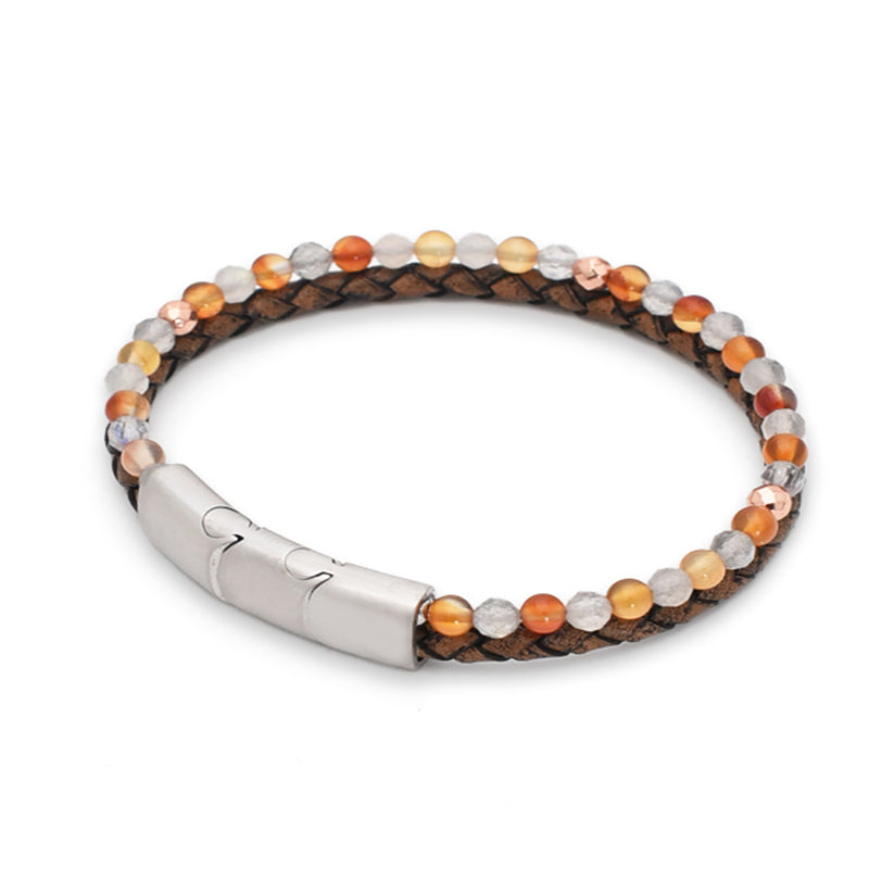 Lederarmband Glück neu