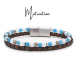 Lederarmband Motivation neu