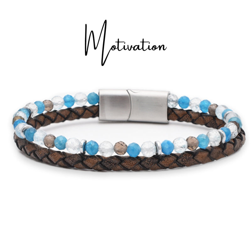Lederarmband Motivation neu
