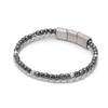 Lederarmband Mut Silber