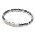 Lederarmband Mut Silber