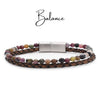 Lederarmband Balance