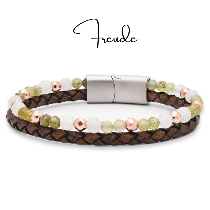 Lederarmband Freude neu