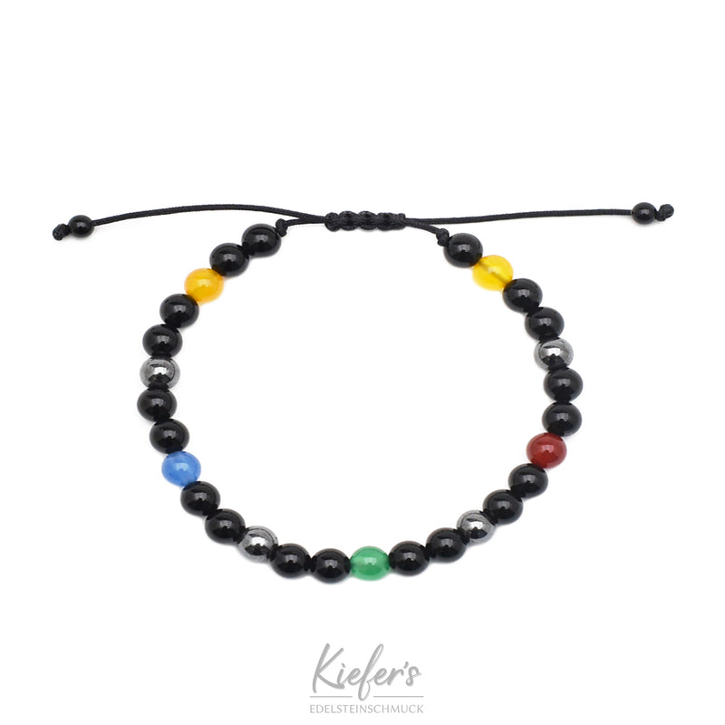 Armband Fashion beads verstellbar - Rainbow Style