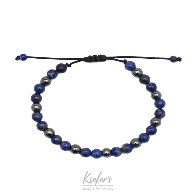 Armband Fashion beads verstellbar - Royal Blue